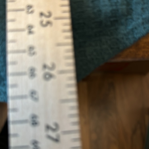 Chaser Women's Green Ribbed Long Sleeve Top W/Button Cuffs Size Small - Picture 8 of 9